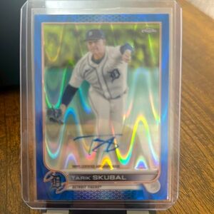 TARIK SKUBAL TOPPS CHROME Certified AUTOGRAPH ISSUE # 007/150!!